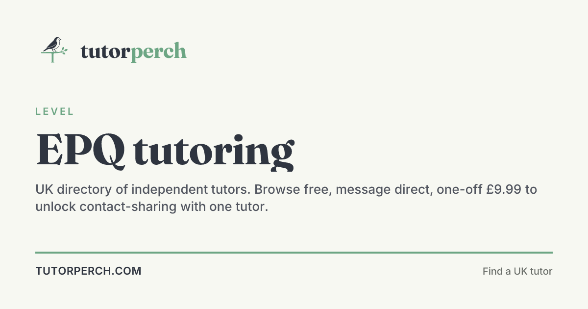 Epq Ao2 EPQ tutoring explained: Extended Project Qualification